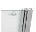 Штора на ванну Qtap Standard CRM407513APR стекло Pear 6 мм, 75х130 см, правая