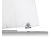 Душові двері в нішу Qtap Taurus CRM201-11.C6 97-108x185 см, скло Clear 6 мм, покриття CalcLess