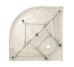 Душовий бокс Lidz Tani SB90x90.SAT.LOW.FR, скло Frost 4 мм
