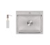 Мойка для кухни интегрированная Lidz Handmade H5045 (LDH5045BRU35383) Brushed Steel 3,0/1,0  мм