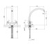 Смеситель для кухни Lidz Dominox 273F двухвентильный LDDOM273FCRM35539 Chrome
