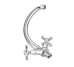 Смеситель для кухни Lidz Dominox 273F двухвентильный LDDOM273FCRM35539 Chrome