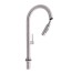 Смеситель для кухни Qtap Lenicka с выдвижным изливом QTLEN9138103UN Brushed Nickel PVD
