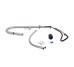 Смеситель для кухни Qtap Lenicka с выдвижным изливом QTLEN9138103UN Brushed Nickel PVD