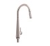 Смеситель для кухни Qtap Evicka с выдвижным изливом QTEVI91103UN Brushed Nickel PVD