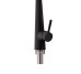 Смеситель для кухни Qtap Evicka с выдвижным изливом QTEVI9135103UB Black Matt
