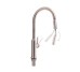 Змішувач для кухні Qtap Baruska з висувним виливом QTBAR9137103UN Brushed Nickel PVD