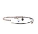 Змішувач для кухні Qtap Baruska з висувним виливом QTBAR9137103UN Brushed Nickel PVD