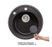 Кухонная мойка Lidz D510/200 GRF-13 (LIDZGRF13D510200)