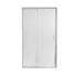 Душові двері в нішу Qtap Taurus CRM201-11.C6 110-120x185 см, скло Clear 6 мм, покриття CalcLess