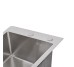 Мойка для кухни интегрированная Lidz Handmade H4050 (LDH4050BRU39258) Brushed Steel 3,0/1,0 мм