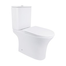 Унитаз-компакт Presto безободковый с сиденьем Soft-close QT24221217AW Qtap сантехника — страница 15