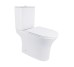 Унитаз-компакт Qtap Presto безободковый с сиденьем Soft-close QT24221217AW
