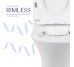 Унитаз-компакт Qtap Presto безободковый с сиденьем Soft-close QT24221217AW
