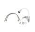 Змішувач для кухні Lidz Tani 007F3 з гнучким виливом (k40) LDTAN007F3WCR40423 Chrome/White