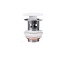 Донний клапан Pop-up для біде з переливом 70х70х227.5mm White Qtap