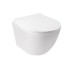 Унітаз підвісний Qtap Jay безободковий Ultra Quiet з сидінням Soft-close QT07335177W