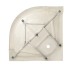 Гідробокс Lidz Tani SBM90x90.SAT.LOW.GR, скло тоноване 4 мм