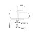 Змішувач для раковини Qtap Jay QTJAY270BLM45545 Black Matt
