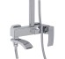 Душова система універсальна Qtap Swan Cascada на три споживача (з виливом) QTSWA111CRM45566 Chrome