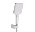 Смеситель для ванны Qtap Swan Cascada с поворотным изливом (c душевым гарнитуром) QTSWA260CRW45569 Chrome/White