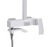 Душевая система универсальная Qtap Swan Cascada на три потребителя (с изливом) QTSWA111CRW45570 Chrome/White