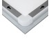 Зеркало Qtap Mideya 900х700 с LED-подсветкой Touch, с антизапотеванием, с диммером, рег. яркости QT2078NCF9070W