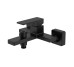Змішувач для ванни Qtap Gemini (з душовим гарнітуром) QTGEM259BLM45682 Black Matt