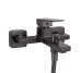 Змішувач для ванни Qtap Gemini (з душовим гарнітуром) QTGEM259GMB45684 Gunmetal Black PVD