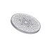 Лейка для верхнего душа Qtap Hlavova D 230 мм округлая QTHLA107CRM45787 Chrome/White