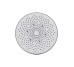 Лейка для верхнего душа Qtap Hlavova D 230 мм округлая QTHLA107CRM45787 Chrome/White