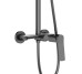 Душевая система для душа Qtap Slavonice на два потребителя QTSLA110GMB45913 Gunmetal Black PVD