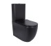 Унітаз підлоговий Qtap Robin Ultra Quiet безобідковий з сидінням Soft-close MATT BLACK QT13226083AMB