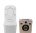 Унітаз підвісний Qtap Tern Ultra Quiet безобідковий з сидінням Soft-close WHITE QT17332303AW