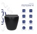 Унітаз підвісний Qtap Robin New Ultra Quiet безобідковий з сидінням Soft-close MATT BLACK QT13332381АSMB