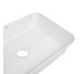Раковина накладная Qtap Virgo N прямоугольная без донного клапана WHITE QT18116308W