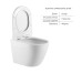Унітаз підвісний Qtap Robin Ultra Quiet безобідковий з сідінням Soft-close 520x365x365 мм WHITE
