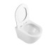 Унітаз підвісний Qtap Robin Ultra Quiet безобідковий з сідінням Soft-close 520x365x365 мм WHITE