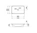 Раковина Qtap Scorpio 610х380х150 White QT1411K491WN