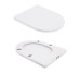 Унітаз підлоговий Qtap Swan Ultra Quiet з сидінням Soft-close 640x360x835 мм QT16222182TW White