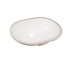 Комплект Qtap Stork: Раковина врізна овальна 560x395x195 мм White + Донний клапан PU02O