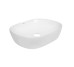 Комплект Qtap Aquarius: Раковина накладная прямоугольная 465x375x115 мм White + Донный клапан PU02