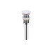 Комплект Qtap Robin: Раковина накладна прамокутна 610x400x145 мм White + Донний клапан PU02