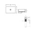 Комплект Qtap Tern: Раковина накладная прямоугольная 475х370х140 мм White + Донный клапан PU02
