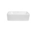 Комплект Qtap Tern: Раковина накладная прямоугольная 475х370х140 мм White + Донный клапан PU02