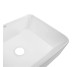 Комплект Qtap Tern: Раковина накладная прямоугольная 475х370х140 мм White + Донный клапан PU02