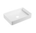 Комплект Qtap Tern: Раковина накладна прамокутна 600x405x110 мм WHITE + Донний клапан PU02