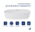 Комплект Qtap Scorpio: Раковина накладная овальная 500x380x120 мм White + Донный клапан PU02