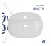 Комплект Qtap Scorpio: Раковина накладная овальная 500x380x120 мм White + Донный клапан PU02