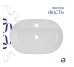 Комплект Qtap Scorpio: Раковина накладна овальна 600х400х120 мм White + Донний клапан PU02